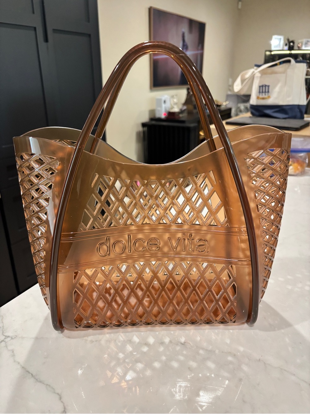 Dolce Vita whiskey stella Jelly Tote (toast)